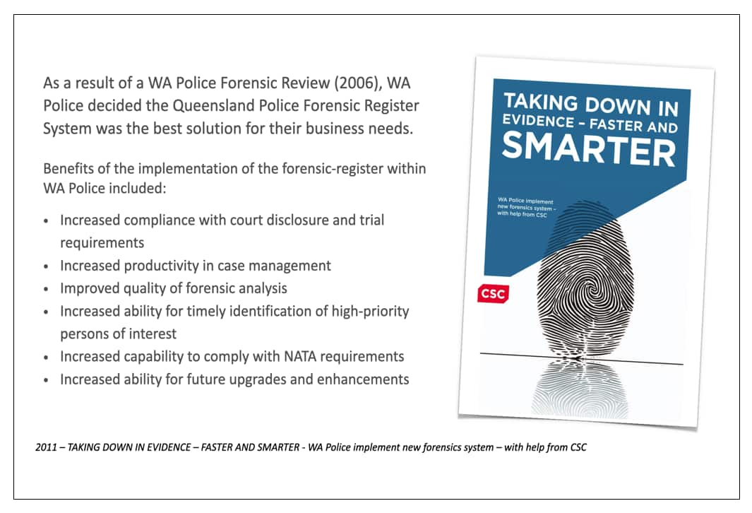 endorsement for the forensic register