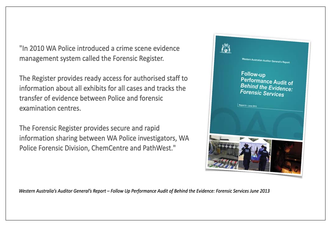 endorsement for the forensic register
