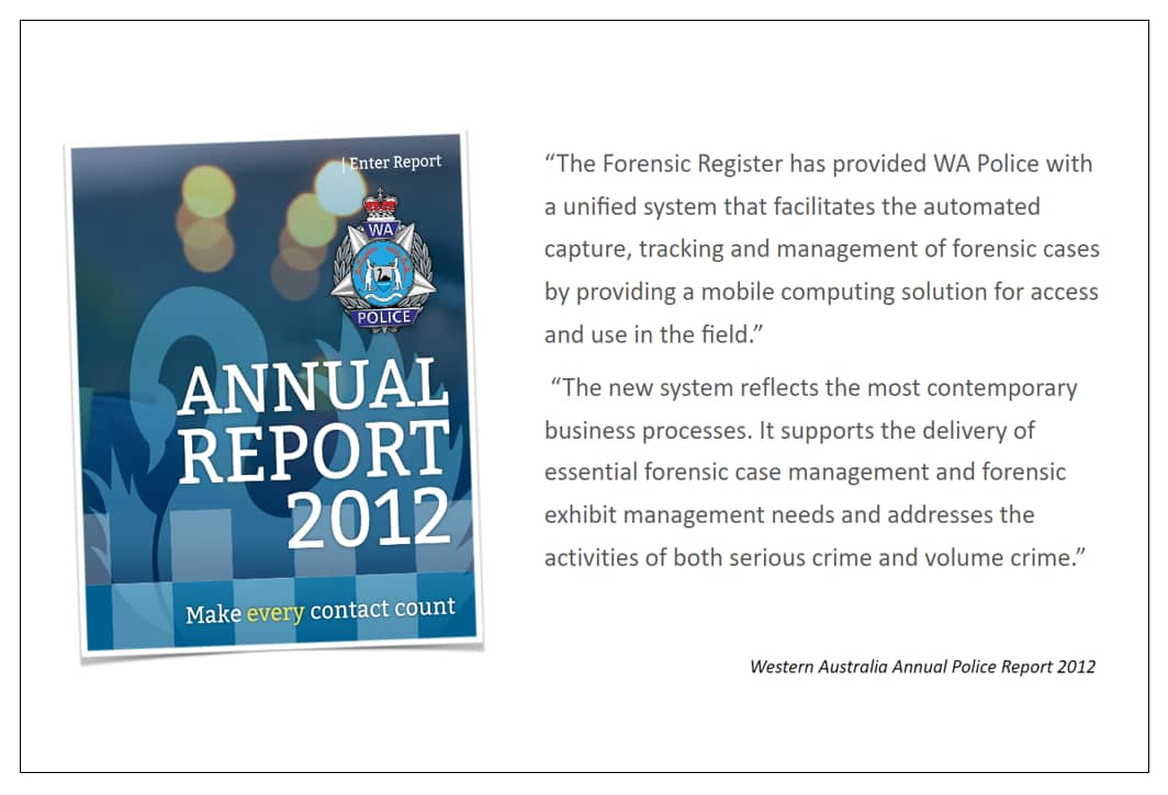 endorsement for the forensic register